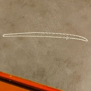 18"  Silver Singapore Necklace